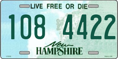 NH license plate 1084422