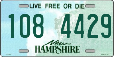 NH license plate 1084429