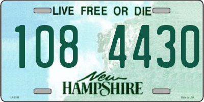 NH license plate 1084430