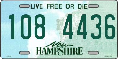 NH license plate 1084436