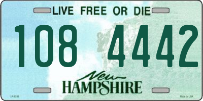 NH license plate 1084442