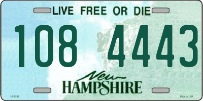 NH license plate 1084443