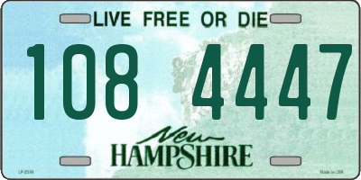 NH license plate 1084447