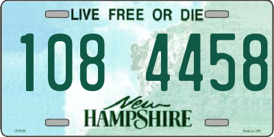 NH license plate 1084458