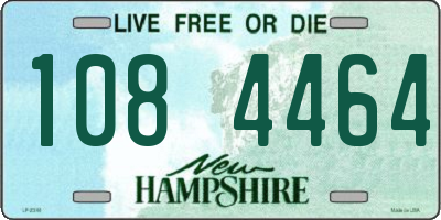NH license plate 1084464