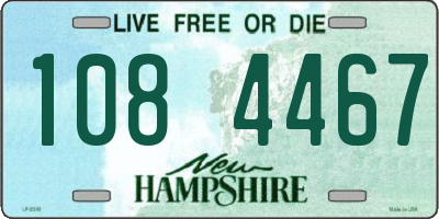 NH license plate 1084467
