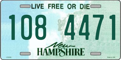 NH license plate 1084471