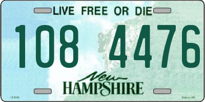 NH license plate 1084476