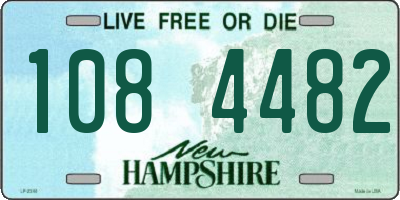 NH license plate 1084482