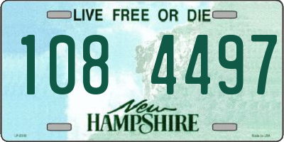 NH license plate 1084497