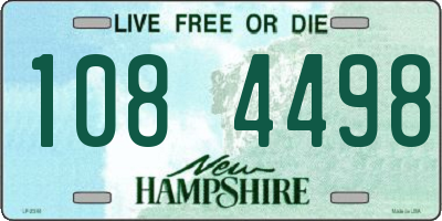 NH license plate 1084498
