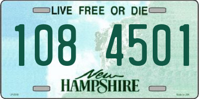 NH license plate 1084501