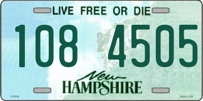 NH license plate 1084505