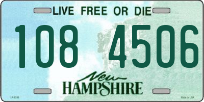 NH license plate 1084506