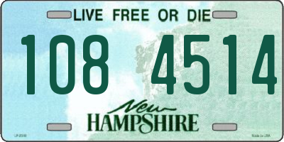NH license plate 1084514