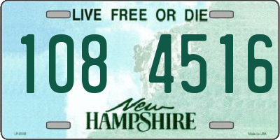 NH license plate 1084516