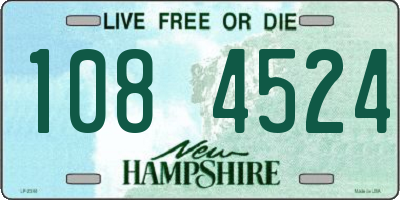 NH license plate 1084524