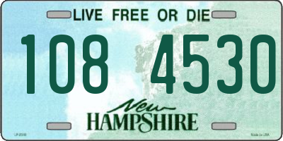NH license plate 1084530