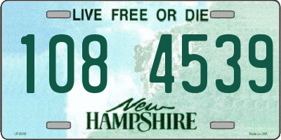 NH license plate 1084539