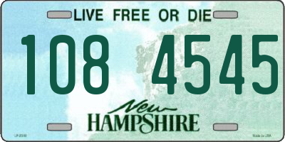 NH license plate 1084545