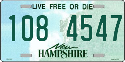 NH license plate 1084547