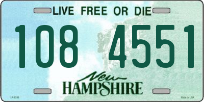 NH license plate 1084551