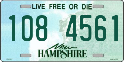 NH license plate 1084561
