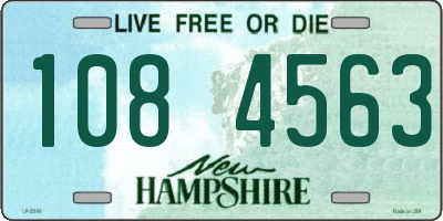 NH license plate 1084563