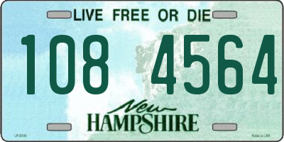 NH license plate 1084564
