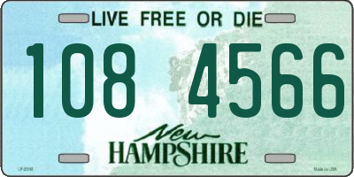 NH license plate 1084566