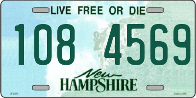 NH license plate 1084569