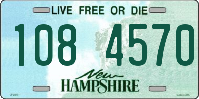 NH license plate 1084570