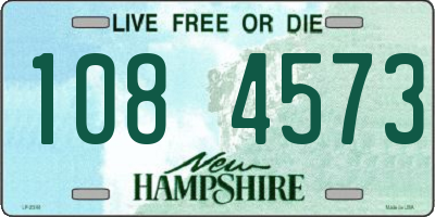 NH license plate 1084573
