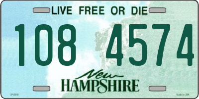 NH license plate 1084574