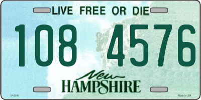 NH license plate 1084576