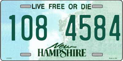 NH license plate 1084584