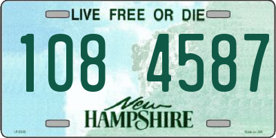 NH license plate 1084587