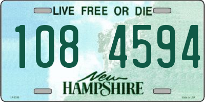 NH license plate 1084594