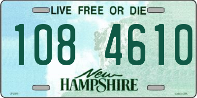 NH license plate 1084610
