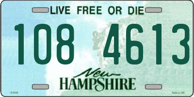 NH license plate 1084613