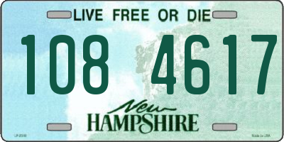NH license plate 1084617