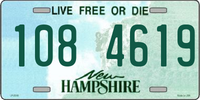 NH license plate 1084619
