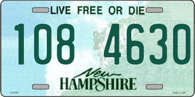 NH license plate 1084630