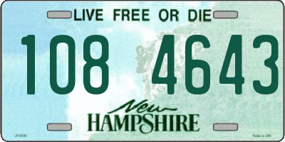 NH license plate 1084643