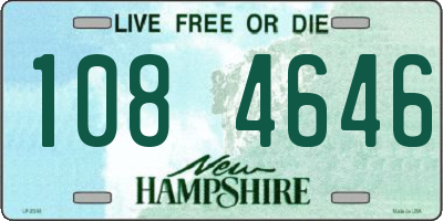 NH license plate 1084646