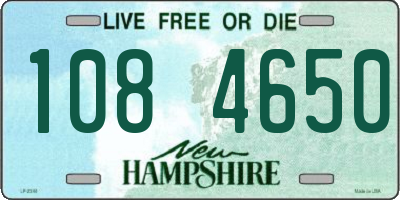 NH license plate 1084650