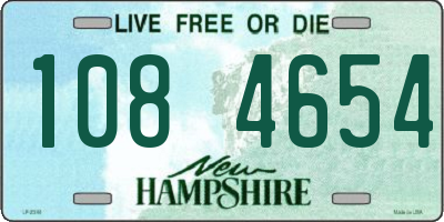 NH license plate 1084654