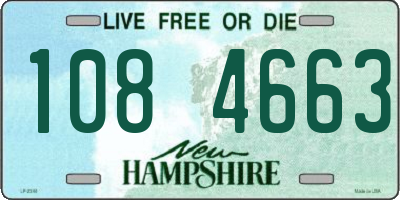 NH license plate 1084663
