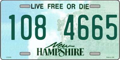 NH license plate 1084665