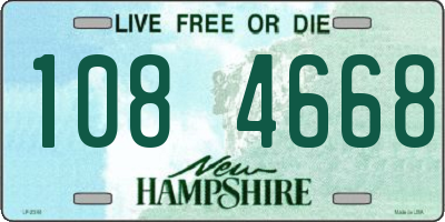 NH license plate 1084668